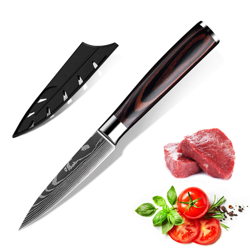 10PCS Japanese Steel Chef Knife