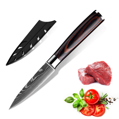 10PCS Japanese Steel Chef Knife