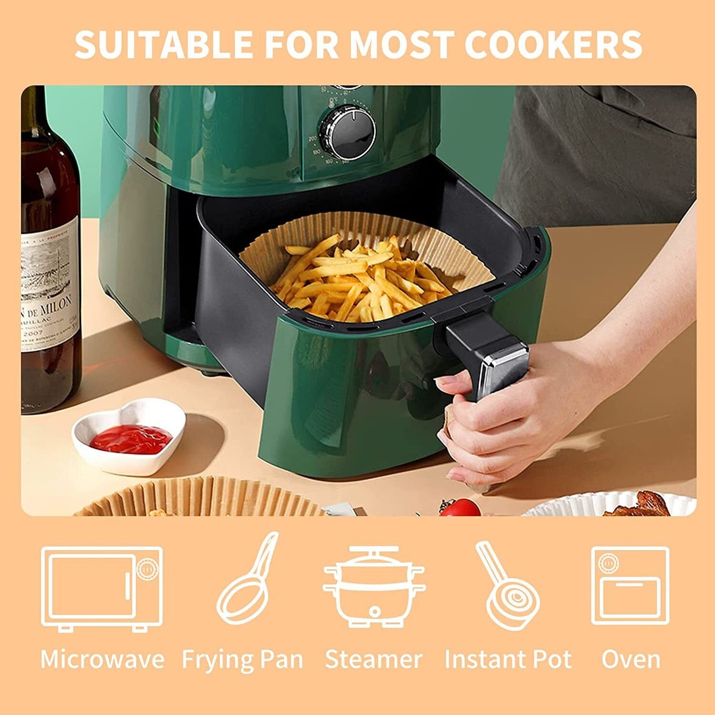 Air Fryer Disposable Papers