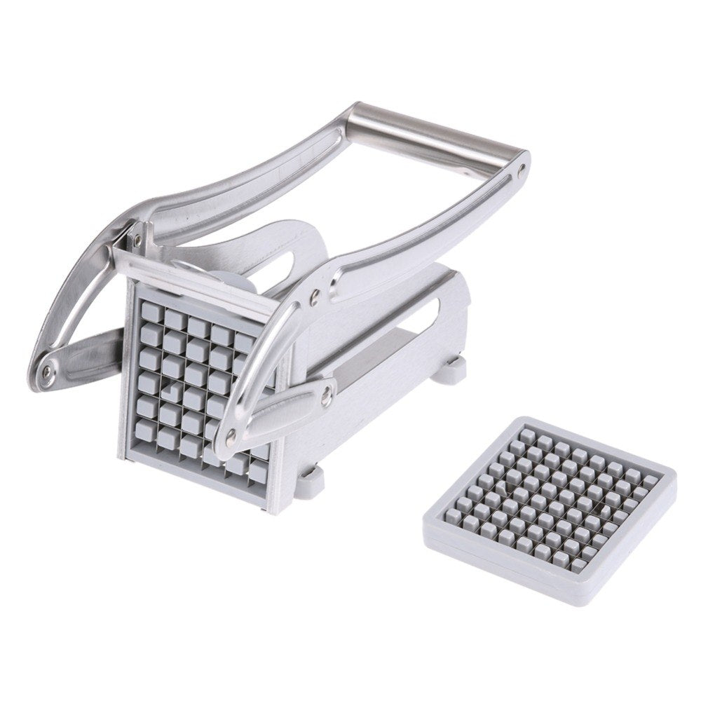 Stainless Steel French Fries Slicer_2 Blades Cutter/Chopper