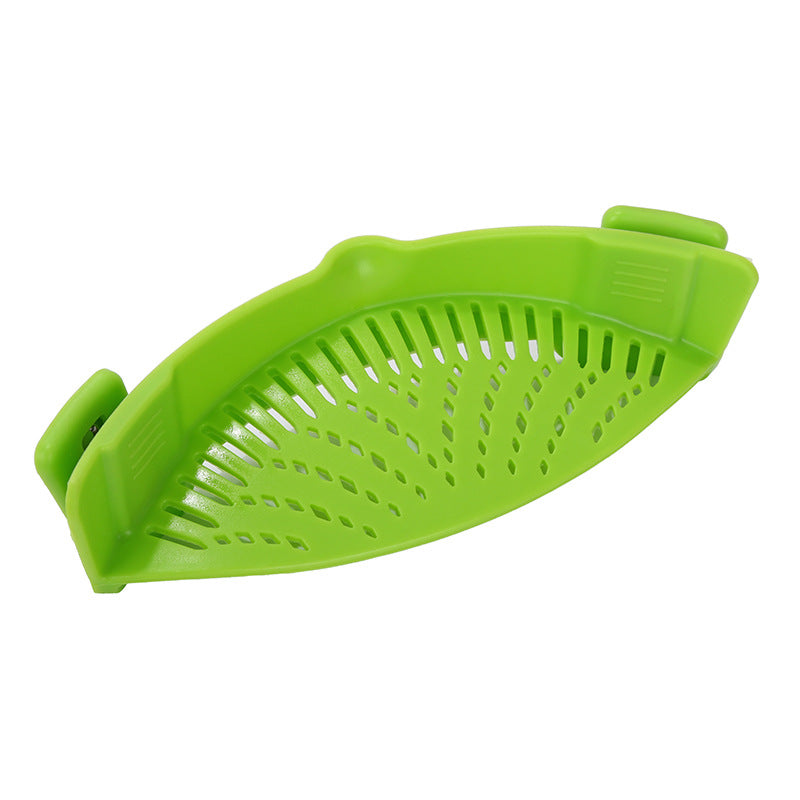 Silicone Clip-on Pot Pan Bowl Funnel _  Fits All Pots Size