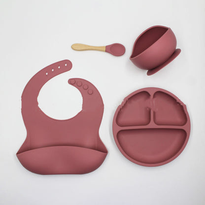 Baby Eating Silicone Set