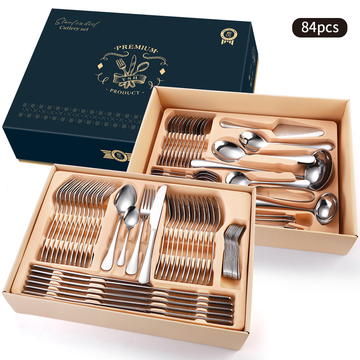 Stainless Steel Tableware  Set