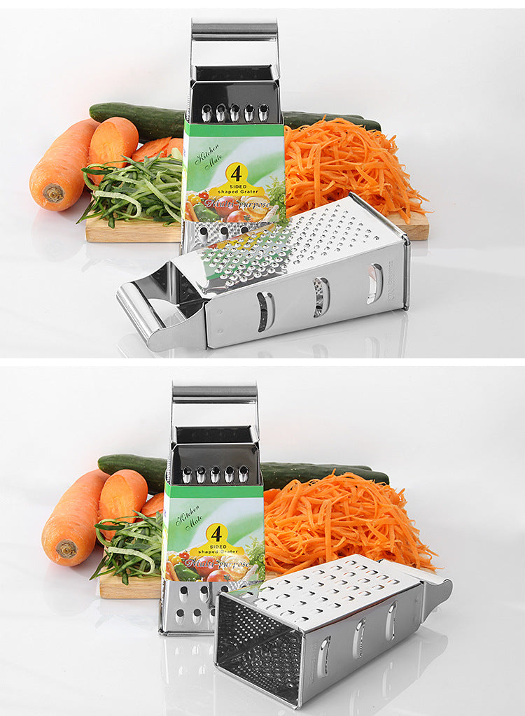 Stainless Steel Multifunctional Four-Sided Grater