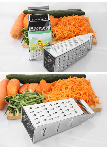 Stainless Steel Multifunctional Four-Sided Grater