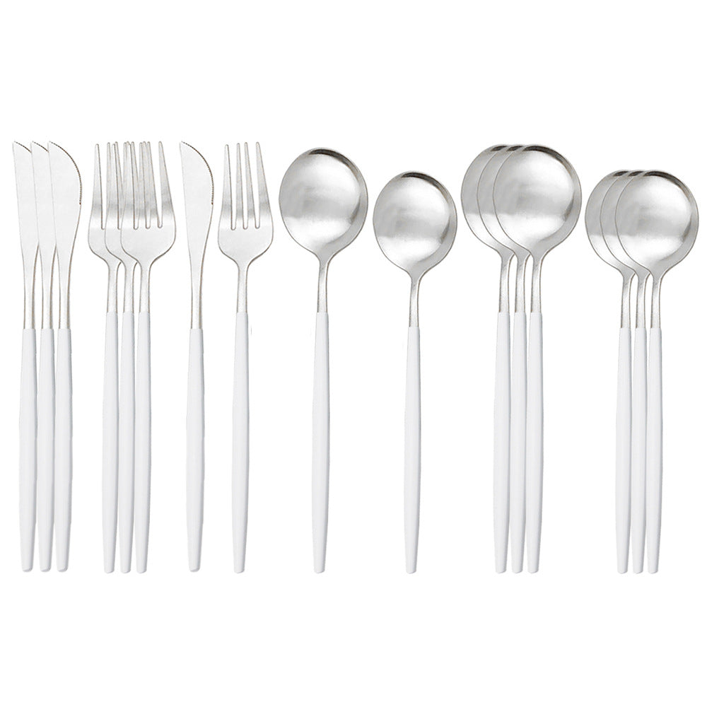 Stainless Steel Matte 16-pieces  Cutlery Set