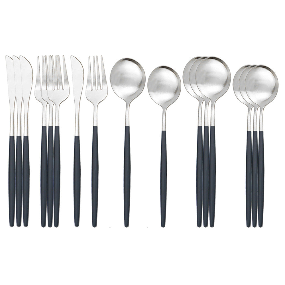 Stainless Steel Matte 16-pieces  Cutlery Set