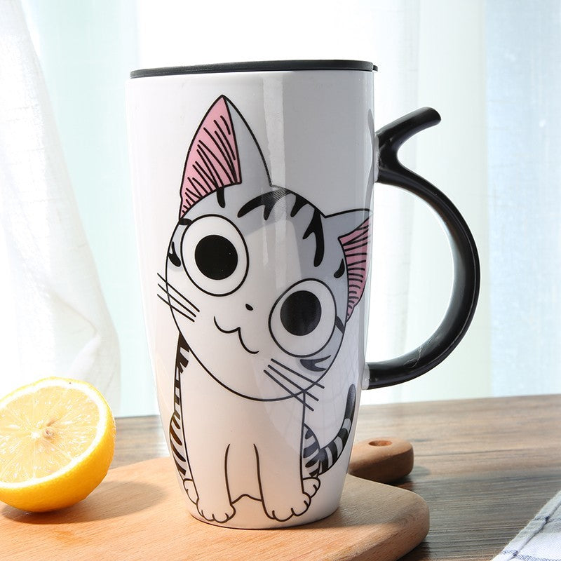 Cute Cat Ceramics Coffee Mug 600ml