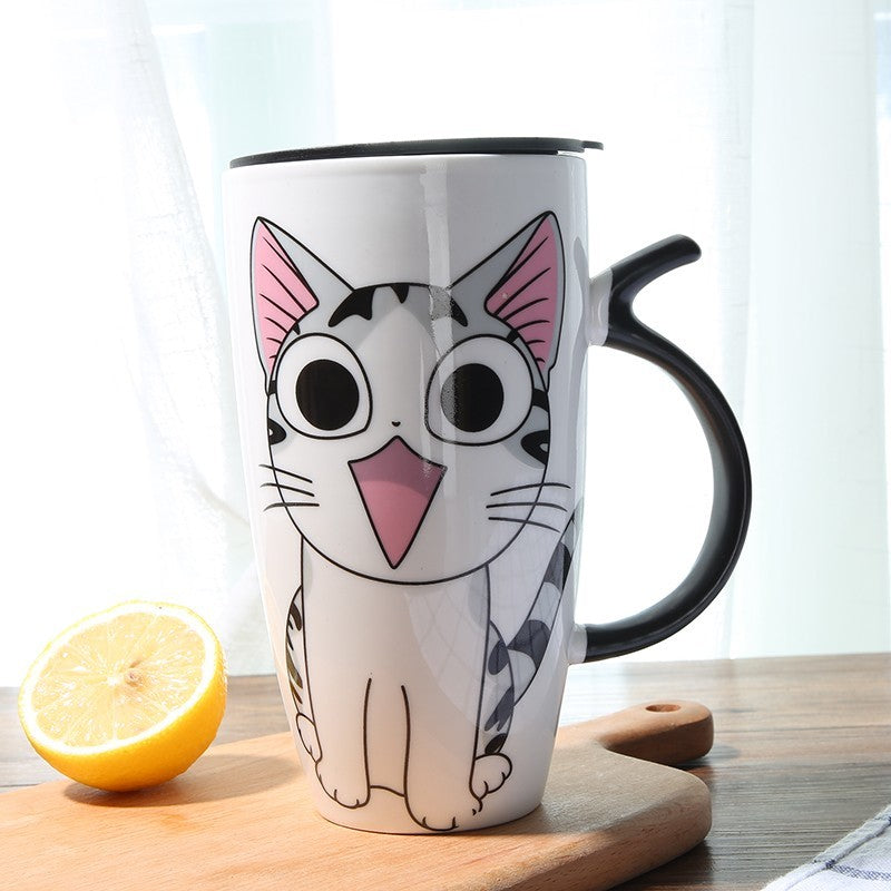 Cute Cat Ceramics Coffee Mug 600ml