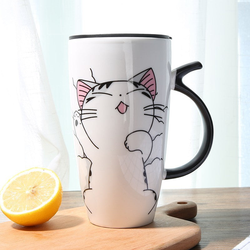 Cute Cat Ceramics Coffee Mug 600ml