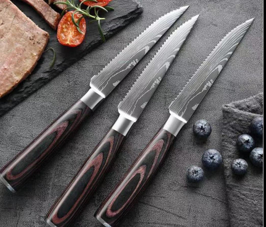 Steak Knives _ Wooden Handle