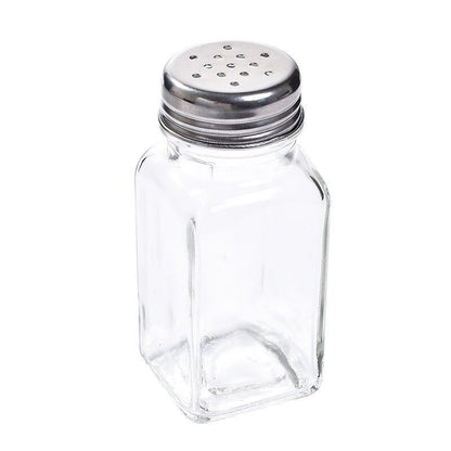 Glass Square Seasoning Bottle