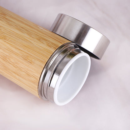 Stainless Steel Bamboo Cup 360ml