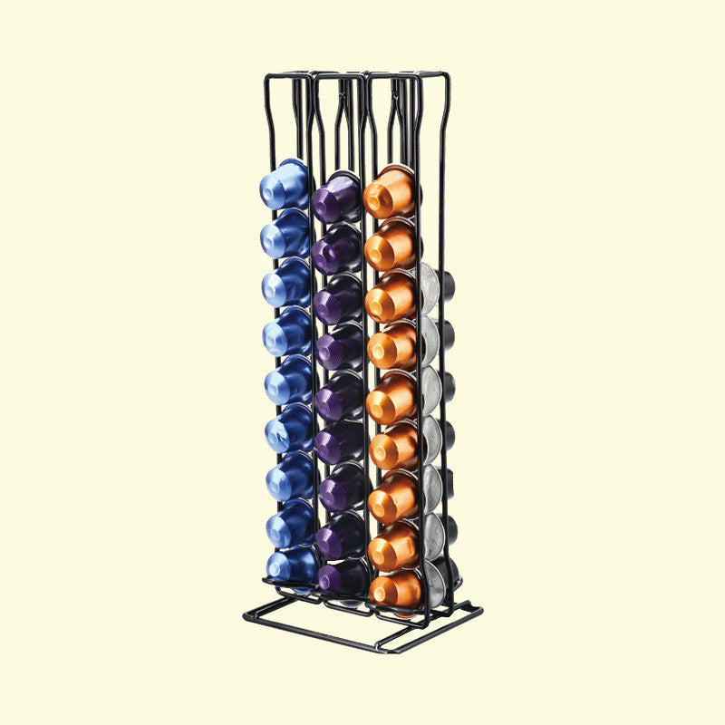 Coffee capsule rack