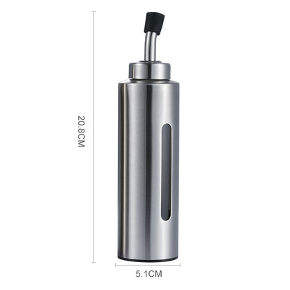 Stainless steel oil bottle