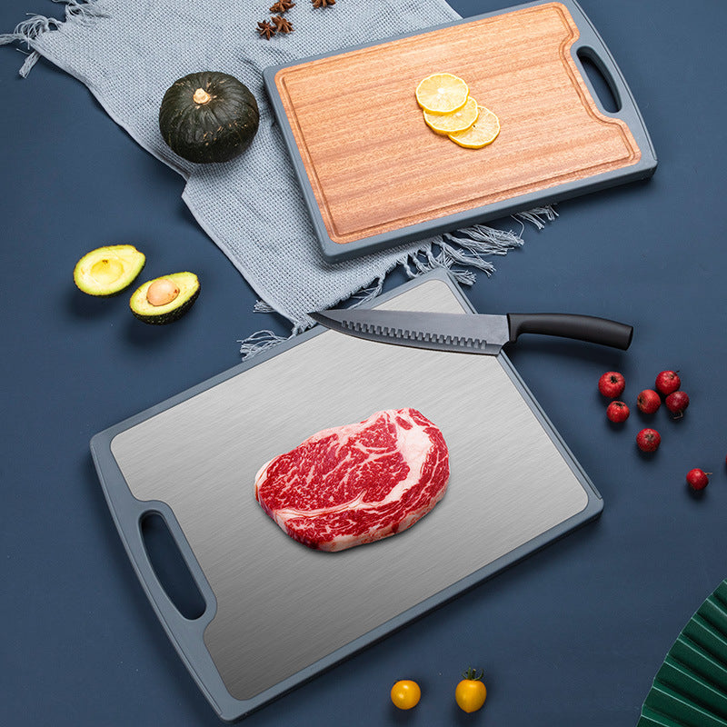 Antibacterial Stainless Steel Cutting Board