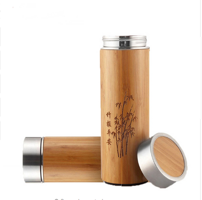 Stainless Steel Bamboo Cup 360ml