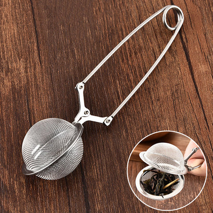 Tea strainer with handle