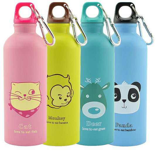 500ml Cartoon Animals Water Bottle