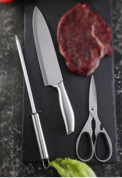 Stainless steel kitchen knife gift set