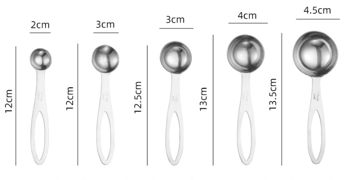 Stainless Steel Measuring Set