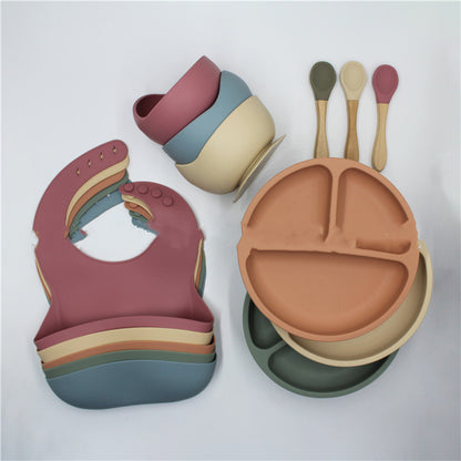 Baby Eating Silicone Set