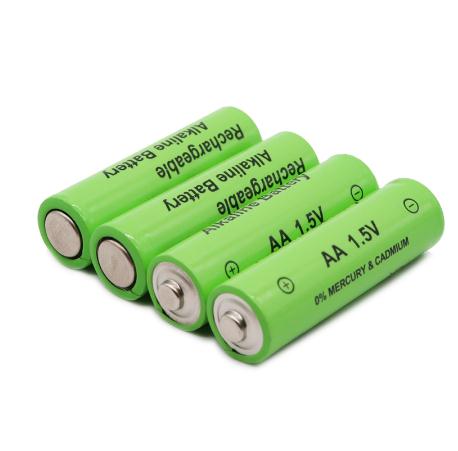 Alkaline Rechargeable Battery Industrial Grade 5 AA 1.5V