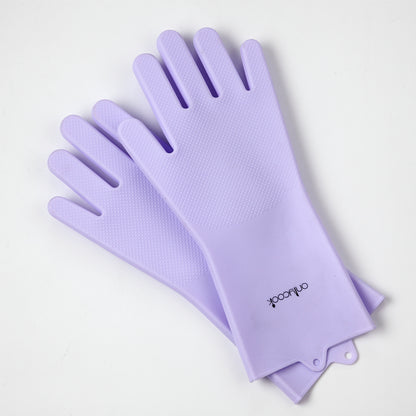 Double Sided Silicone Cleaning Gloves