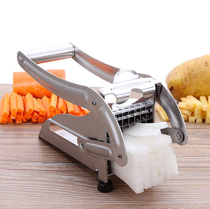 Stainless Steel French Fries Slicer_2 Blades Cutter/Chopper