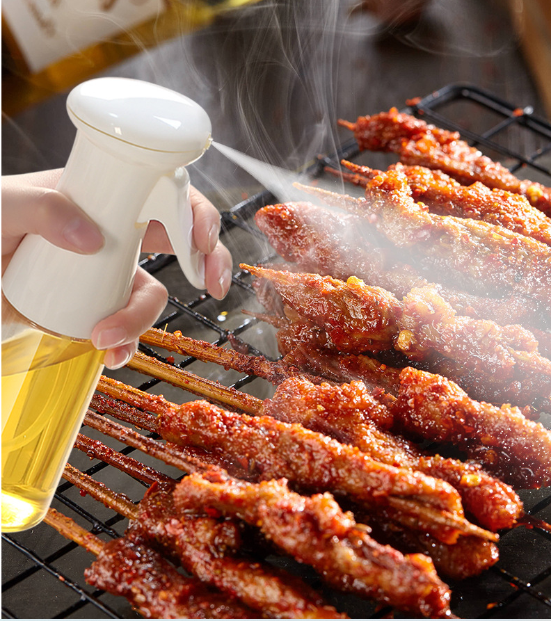 Press-on Cooking Oil BBQ Spray Bottle