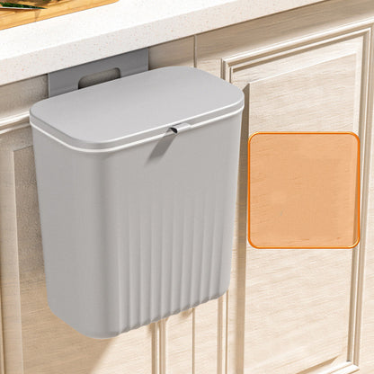 Domestic Hanging Kitchen Waste Bin With Lid