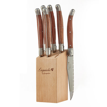 Stainless Steel  Wooden Handled Knives Set