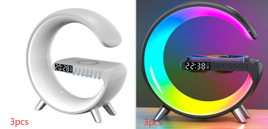 G Shaped LED Lamp_Bluetooth Speaker Wireless