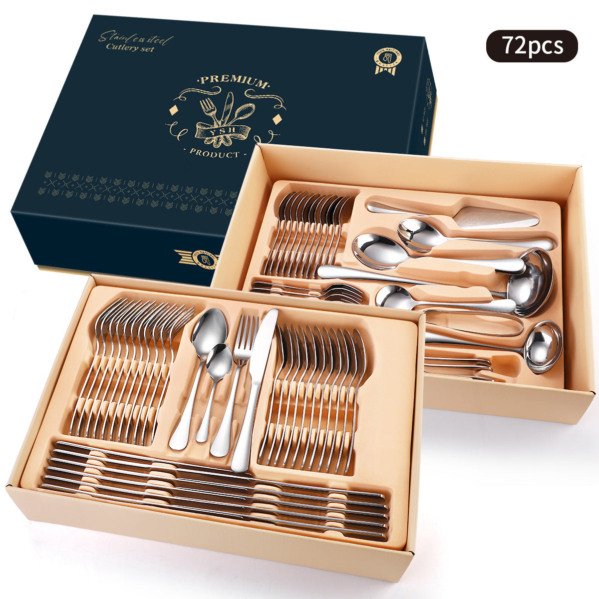 Stainless Steel Tableware  Set