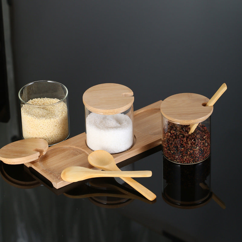 Glass Seasoning Box Set