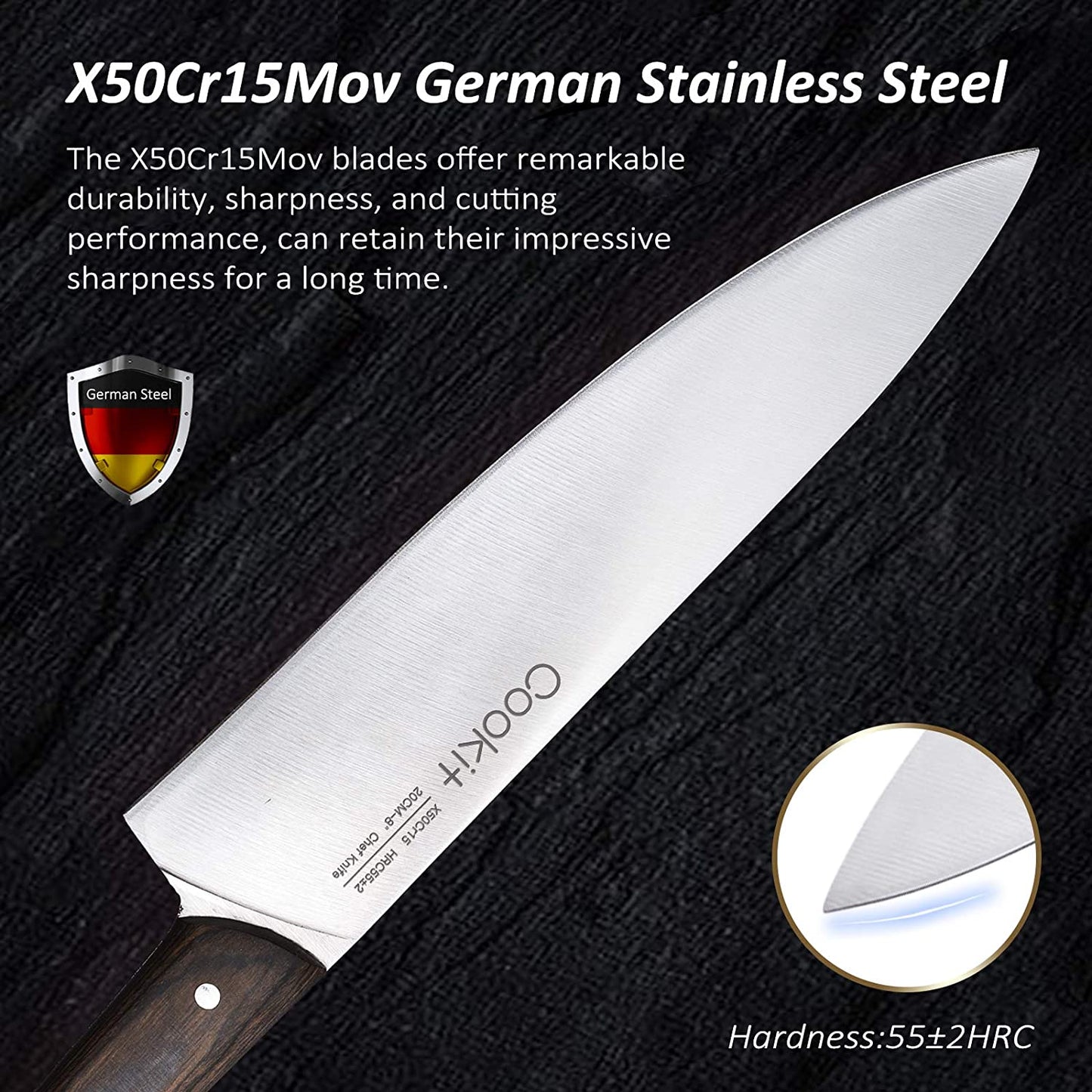 Stainless Steel Knives Set_15 Pieces