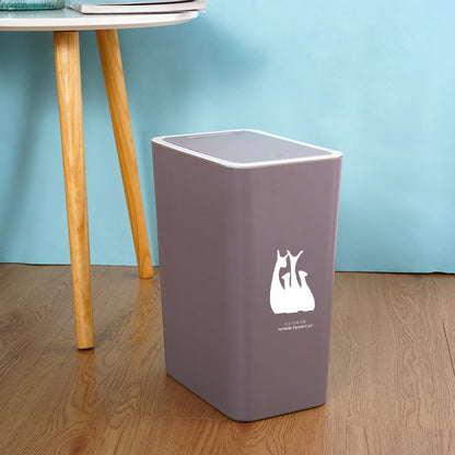 Lid Press  Trash Bin