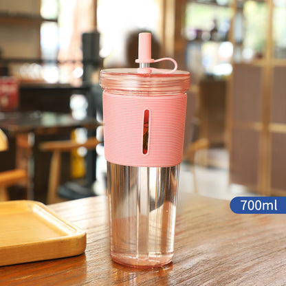 New Style 700ml Large-capacity Water Cup_Cup With Straw