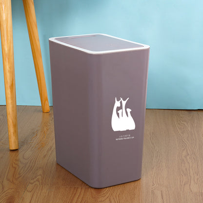 Lid Press  Trash Bin