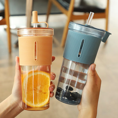 New Style 700ml Large-capacity Water Cup_Cup With Straw