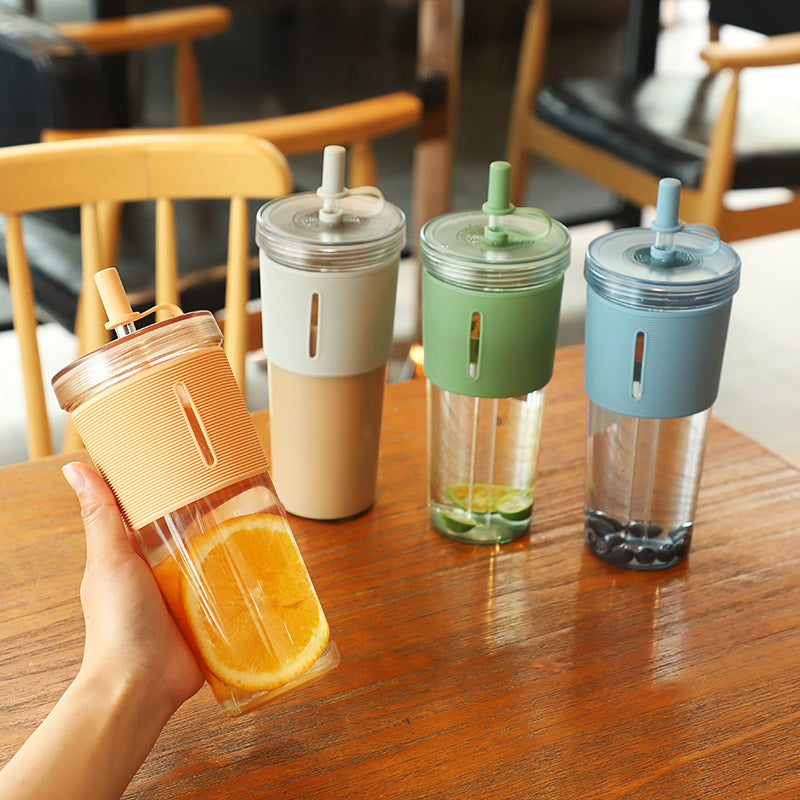 New Style 700ml Large-capacity Water Cup_Cup With Straw