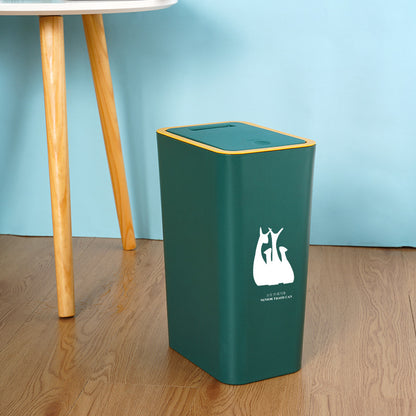 Lid Press  Trash Bin