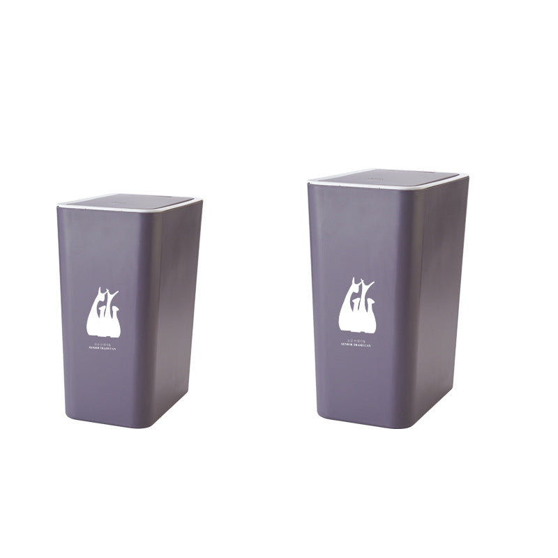 Lid Press  Trash Bin