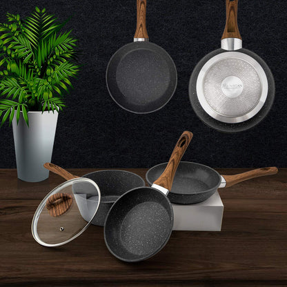 Frying Pan Set 3_Pieces Nonstick_PFOA Free