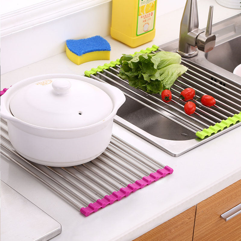 Sink Bowl Rack Stainless Steel