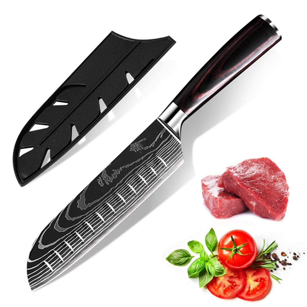 10PCS Japanese Steel Chef Knife