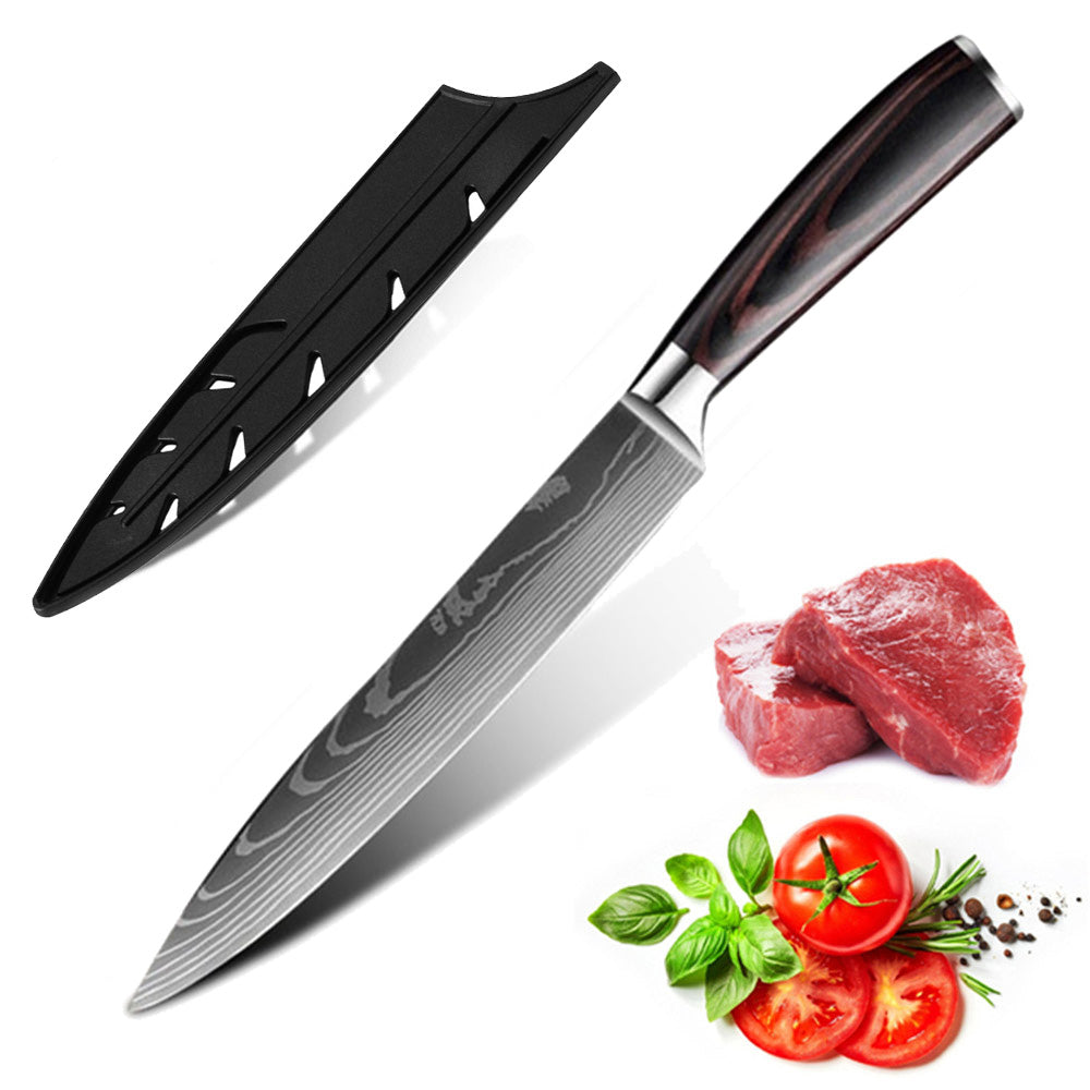 10PCS Japanese Steel Chef Knife