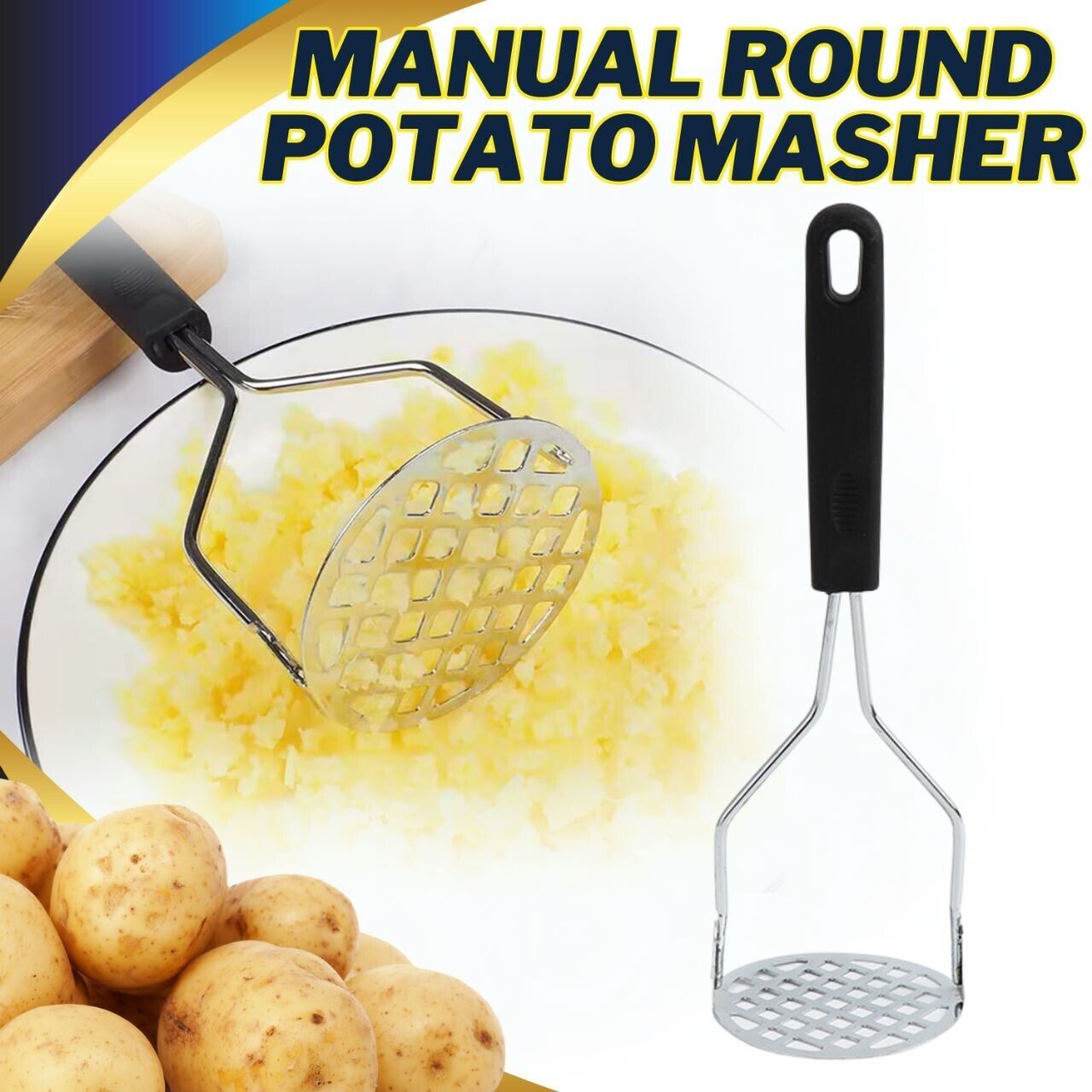 Stainless Steel Handle Masher