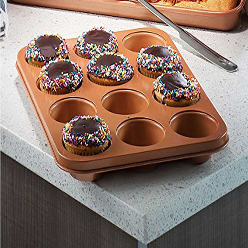 5 Pcs Baking Pans Nonstick - Bakeware Set