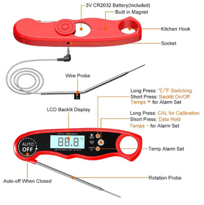 Food Dual Probe Thermometer